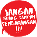 Jangan Buang Sampah Sembarangan Logo