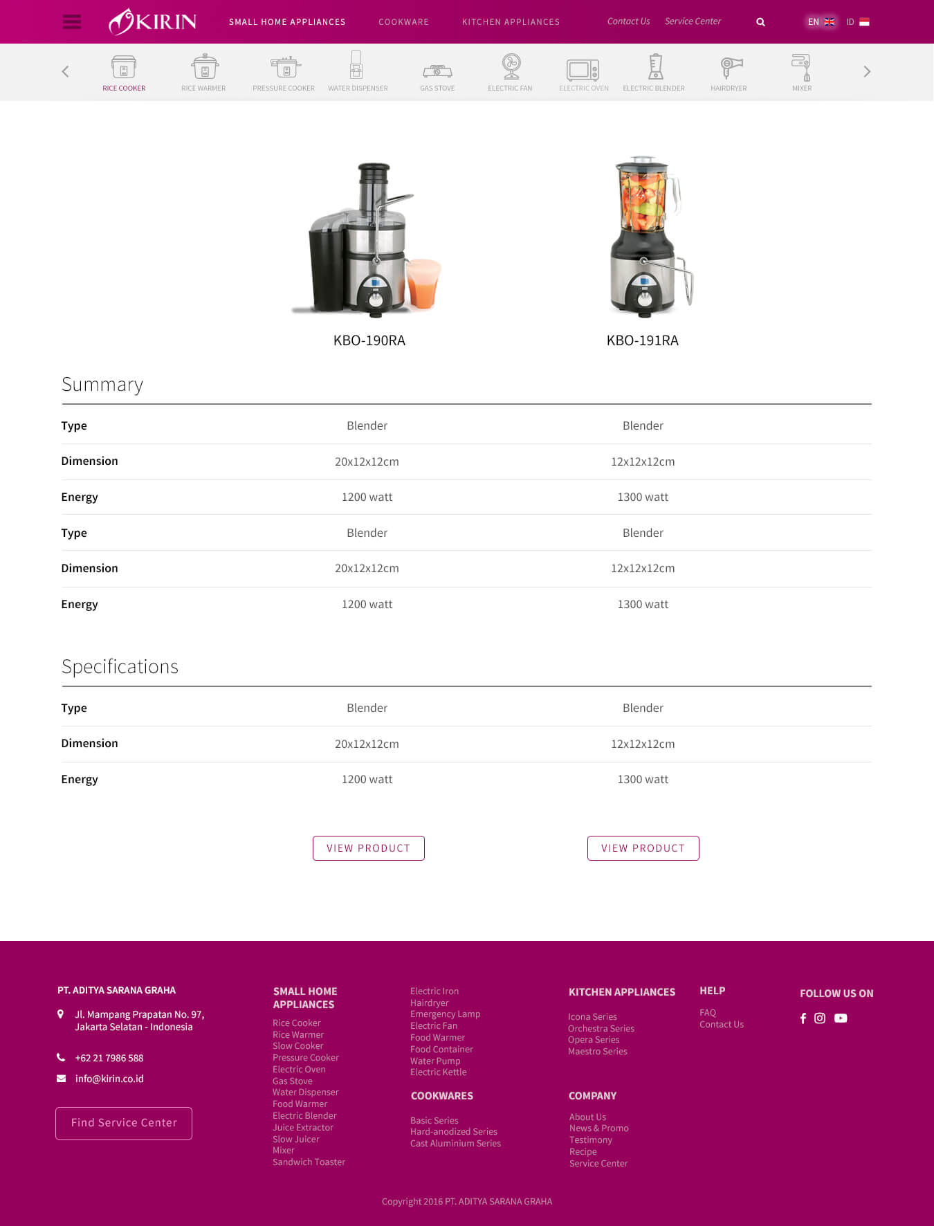 Product Compare