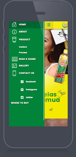 Homepage Smartphone Menu Click